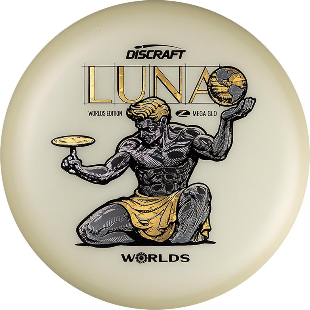 Discraft Mega Glo Luna "Spirit of Detroit" 2026 Worlds Fundraiser