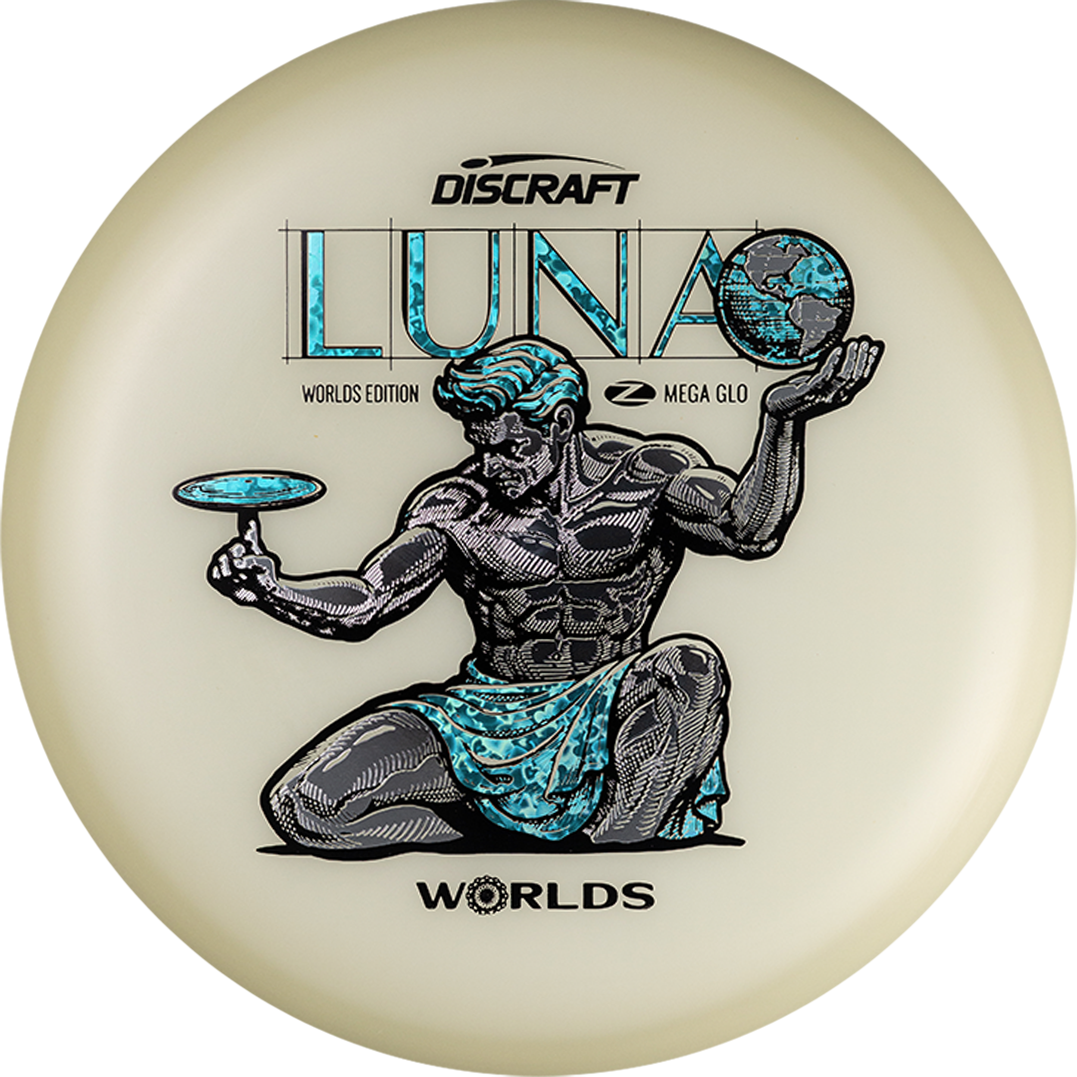 Discraft Mega Glo Luna "Spirit of Detroit" 2026 Worlds Fundraiser