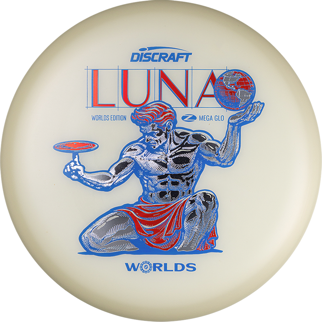 Discraft Mega Glo Luna "Spirit of Detroit" 2026 Worlds Fundraiser