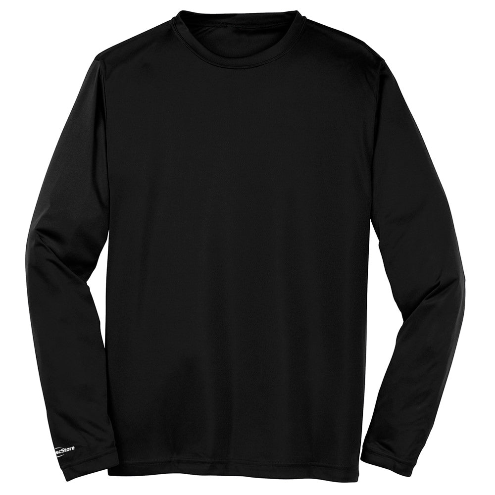 直営の通販サイトです DRYJERSEY L/S CREW NECK Tee BLACK