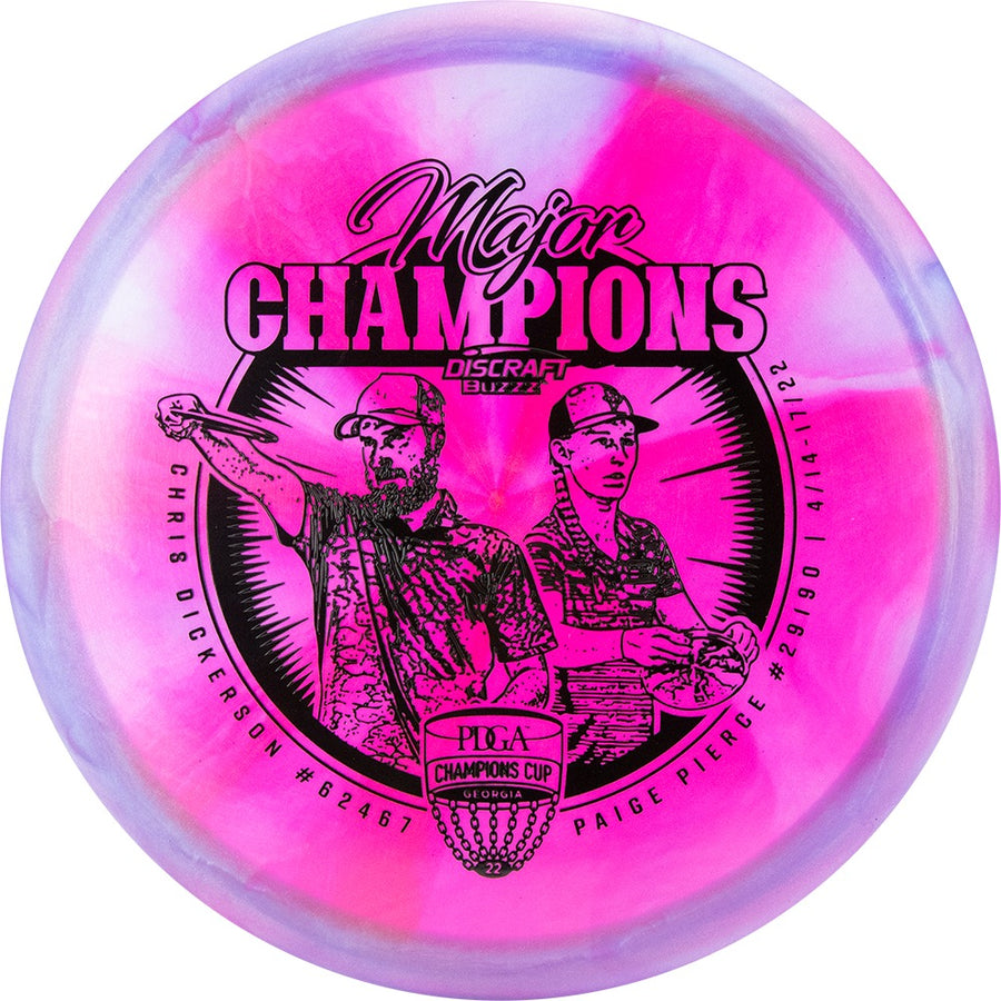 Discraft Swirly Z Buzzz Dickerson and Pierce 2022 Champions Cup Commemorative Stamp