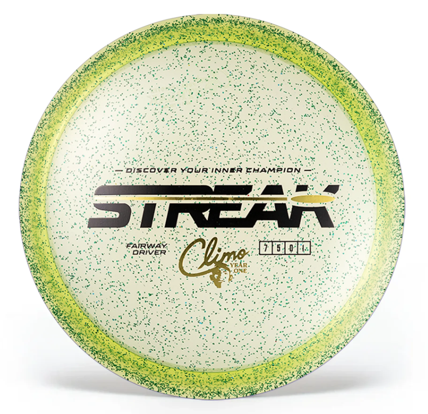 Climo Disc Golf Sparkle Streak One Year Special Edition