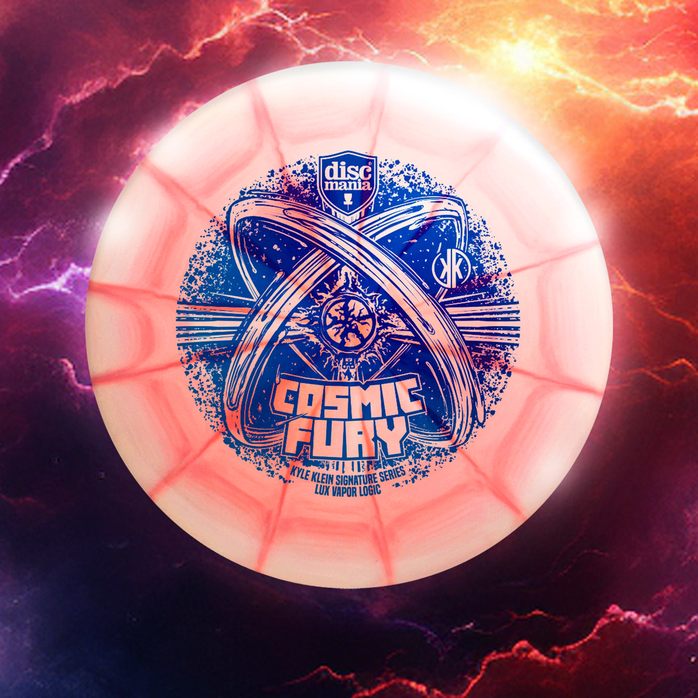 Discmania Lux Vapor Logic Cosmic Fury Kyle Klein Signature Series