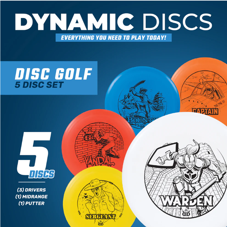 Dynamic Discs Animated 5-Disc Starter Set