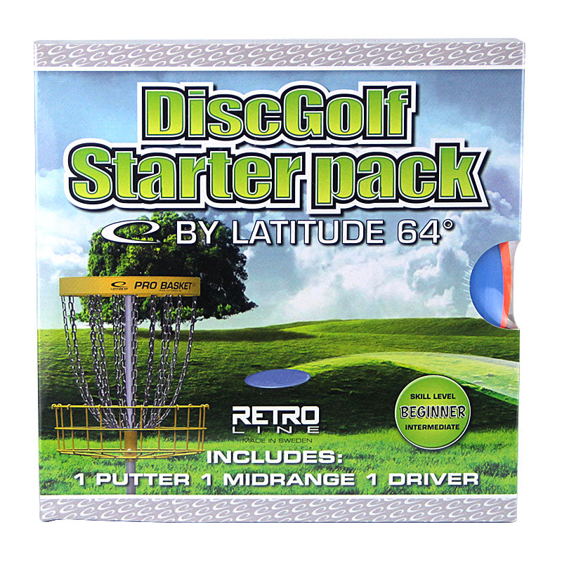 Latitude 64 Beginner Retro Line Disc Golf Starter Set