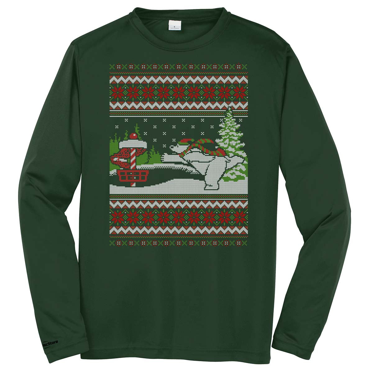 Disc Golf Bear Ugly Sweater Dry Fit