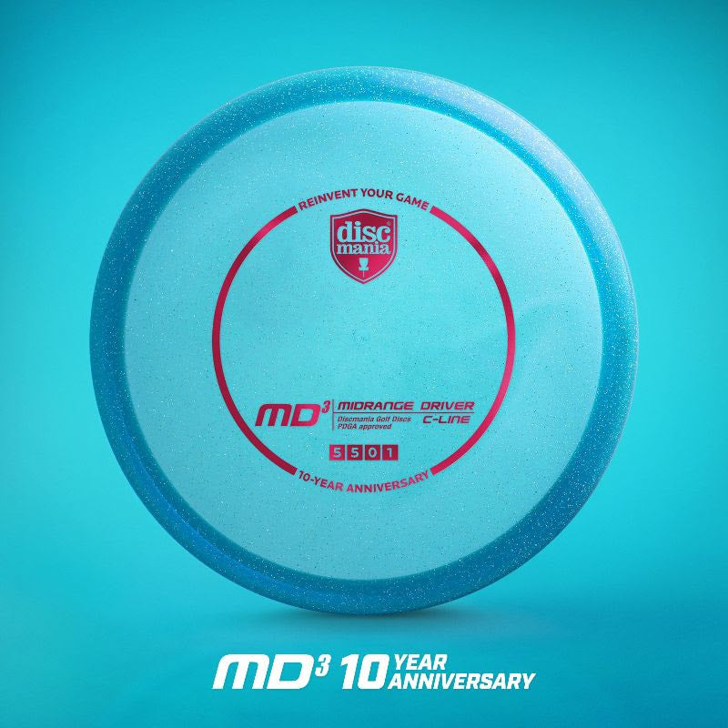DiscMania Metal Flake C-Line MD3 10 Year Anniversary Heirloom Stamp