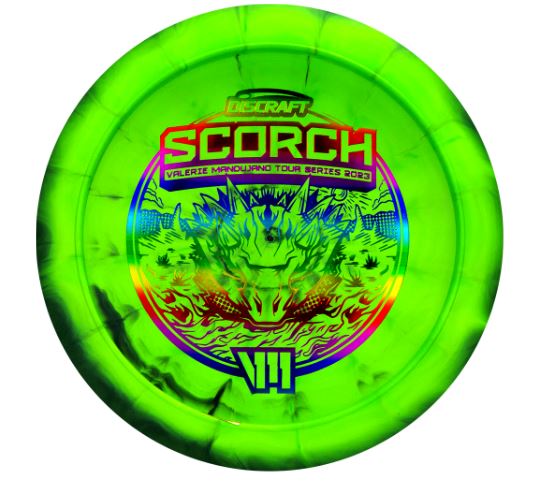 Discraft Swirly ESP Scorch 2023 Valerie Mandujano Tour Series