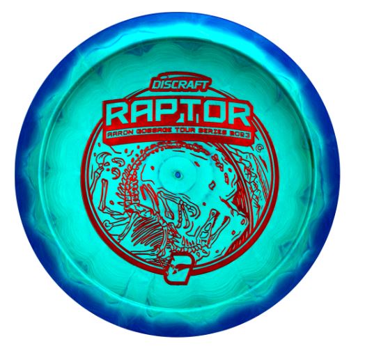 Discraft Swirly ESP Raptor 2023 Aaron Gossage Tour Series