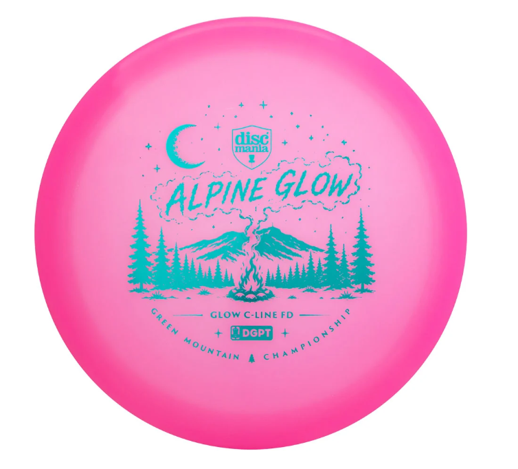 Discmania Glow C-Line FD Alpine Glow GMC 2026 Fundraiser