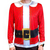 Santa Suit Full Sub Long Sleeve Jersey