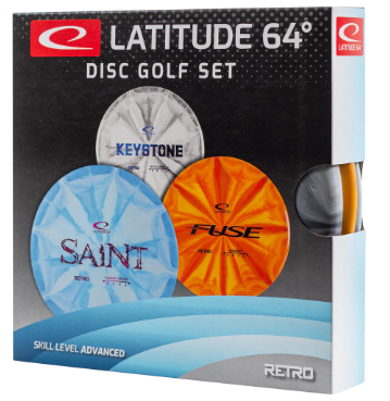 Latitude 64 Retro Burst Advanced Disc Golf Starter Set
