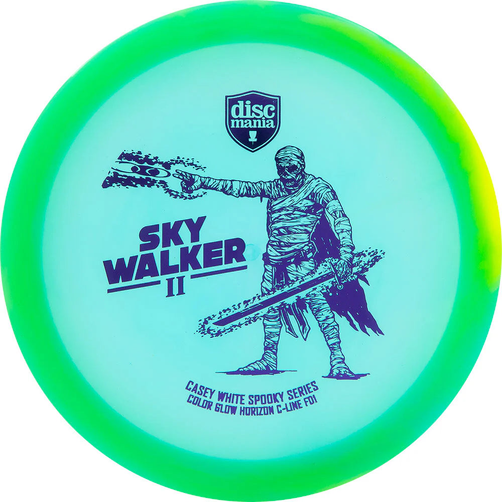 Discmania Color Glow Horizon C-Line FD1 Sky Walker 2 Casey White Spooky Series 2024