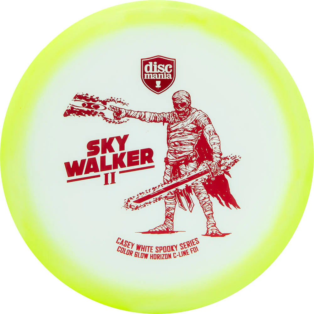 Discmania Color Glow Horizon C-Line FD1 Sky Walker 2 Casey White Spooky Series 2024