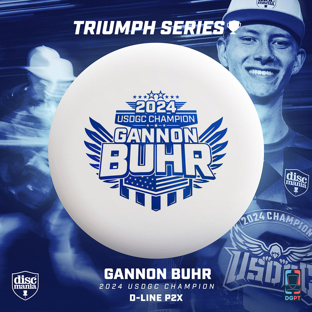 DiscMania Flex 3 D-Line P2X Gannon Buhr 2024 USDGC Triumph Series