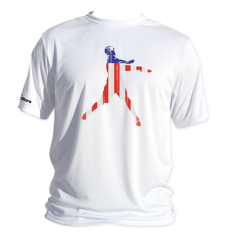 Will Schusterick Flag Dry Fit Shirt