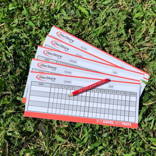 Disc Golf Fillable Cardstock Scorecard Blank - 5 Pack