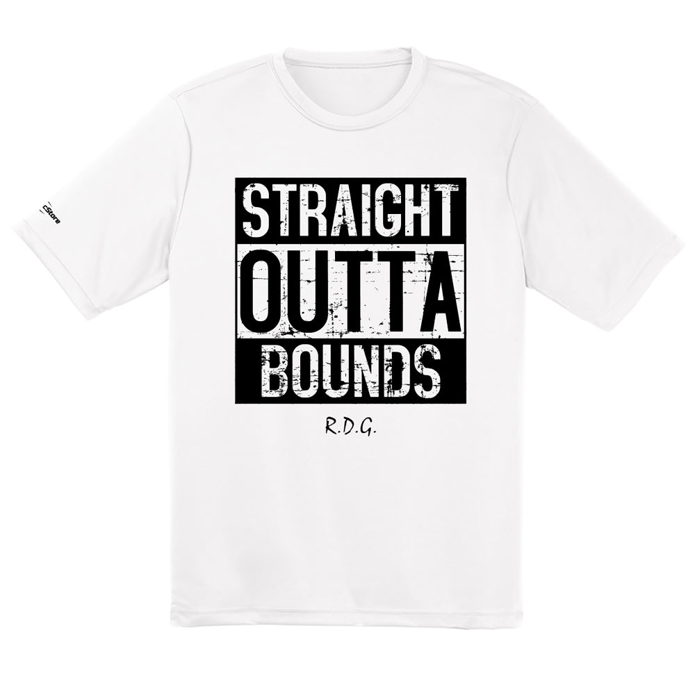 Straight Outta Bounds Sublimated Dry Fit Disc Golf Shirt