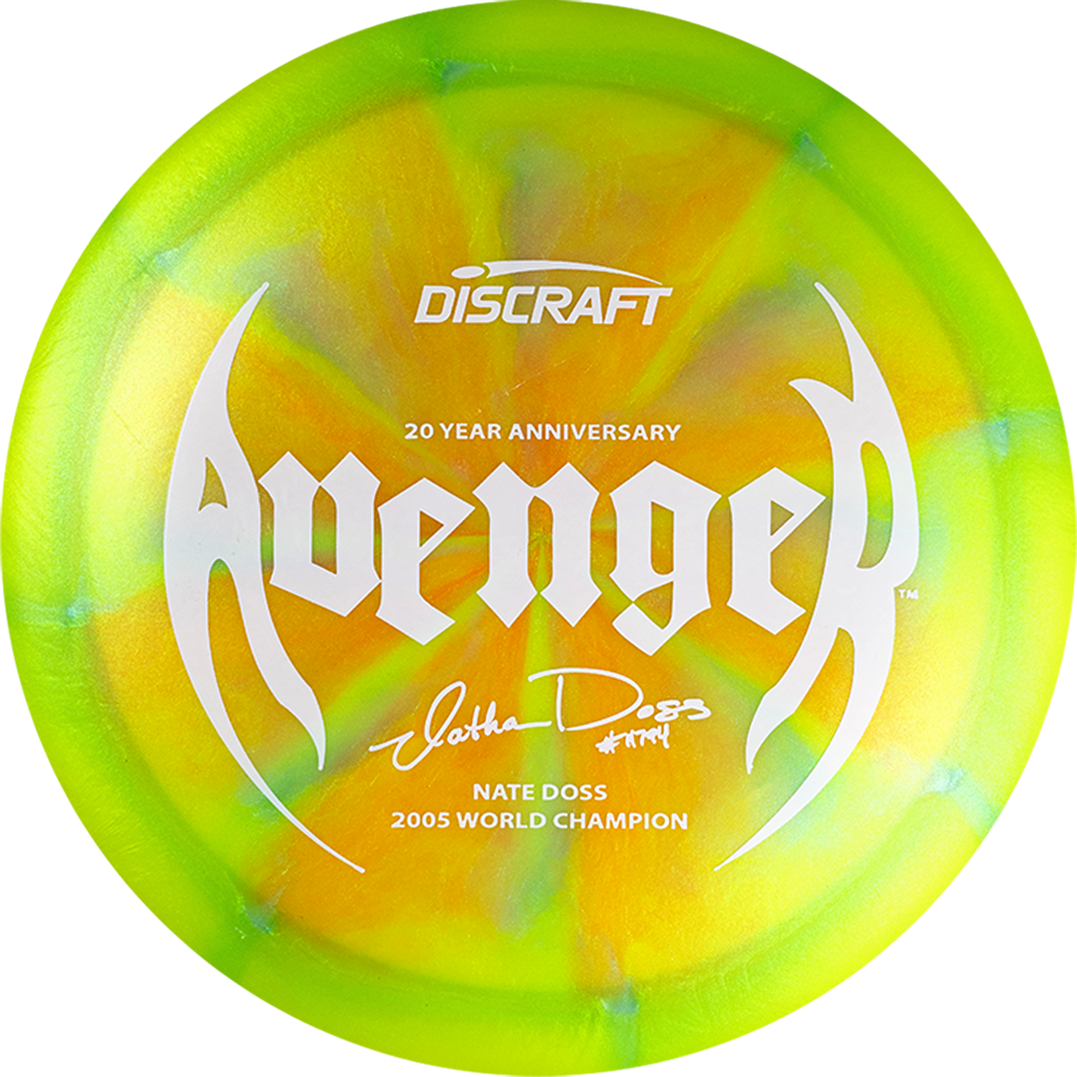 Discraft Z Colorshift Swirl Avenger Nate Doss 20 Year Anniversary Special Edition