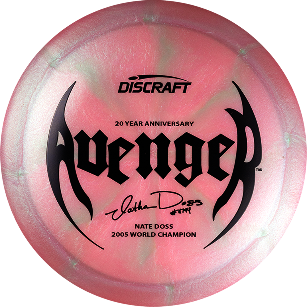 Discraft Z Colorshift Swirl Avenger Nate Doss 20 Year Anniversary Special Edition