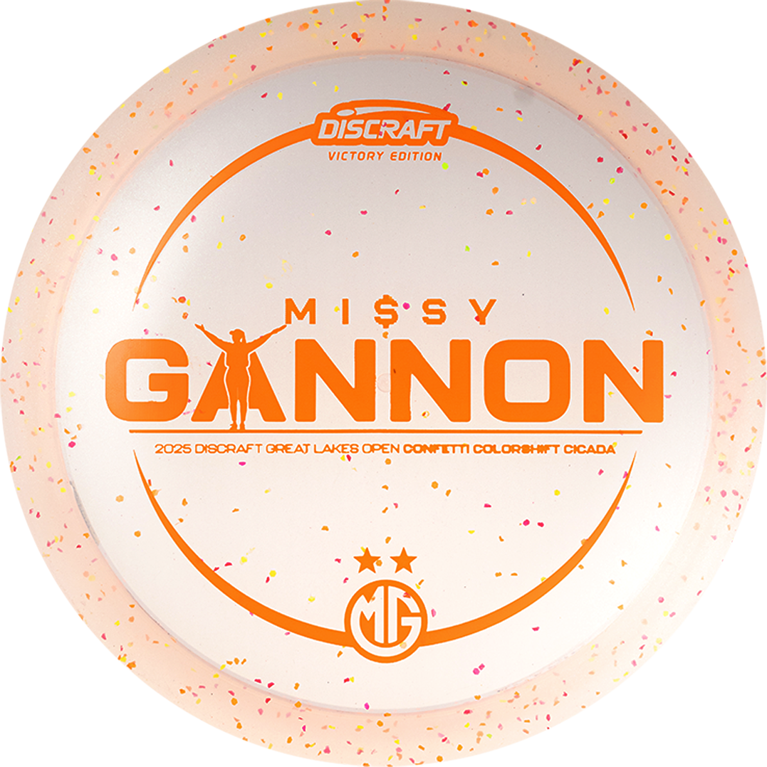 Discraft Z Colorshift Confetti Cicada - Missy Gannon DGLO Victory Edition 2025
