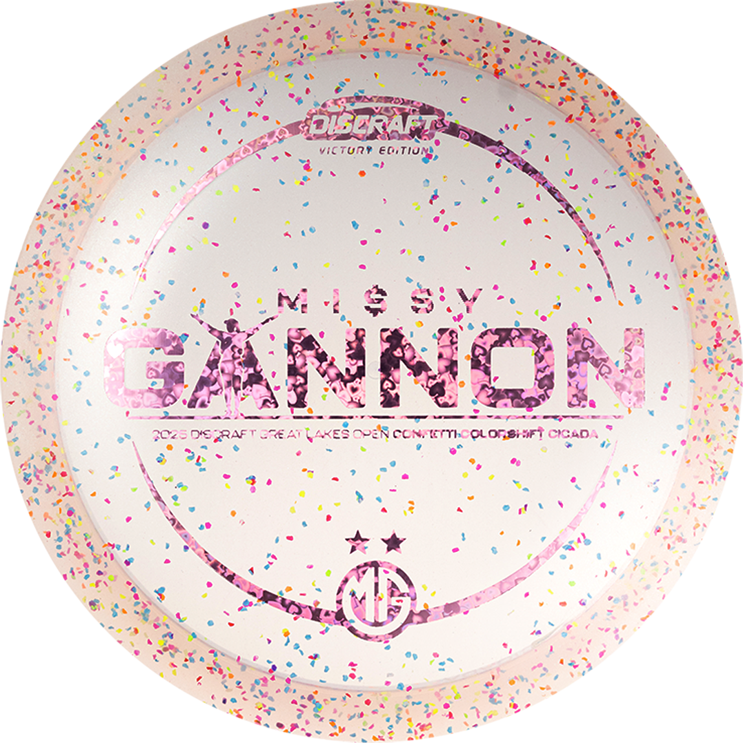 Discraft Z Colorshift Confetti Cicada - Missy Gannon DGLO Victory Edition 2025