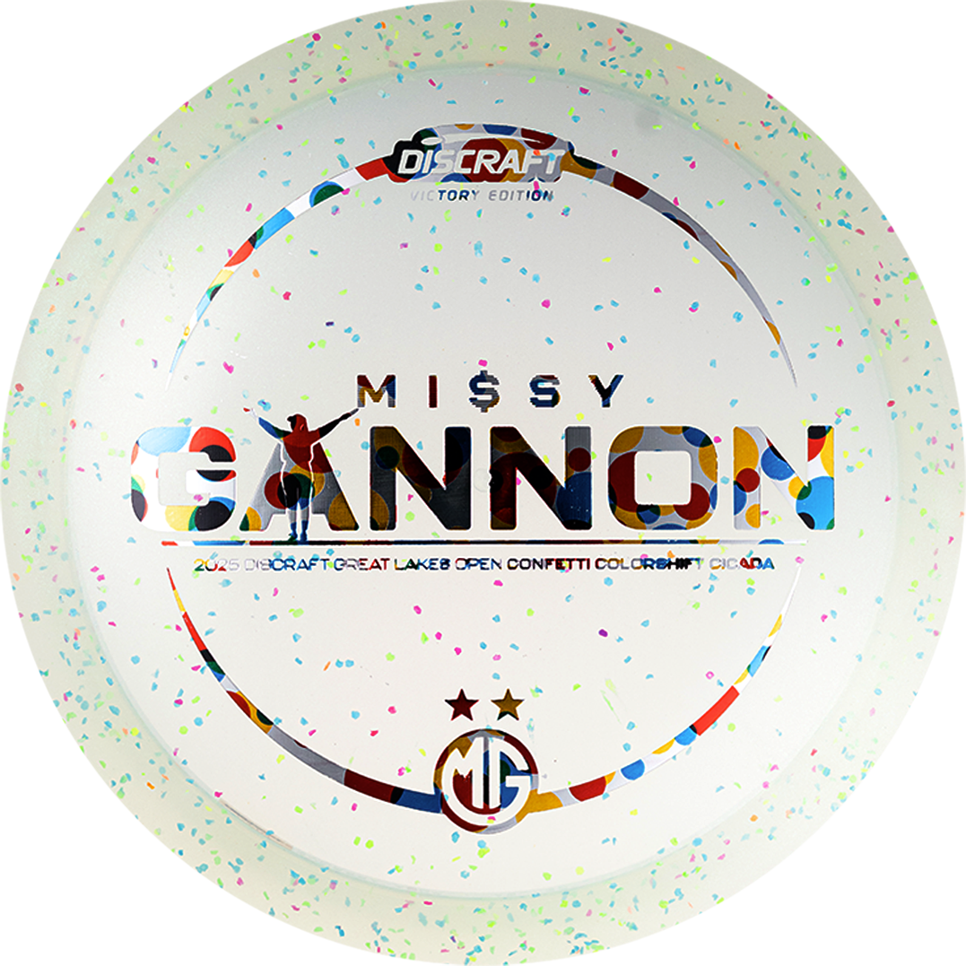 Discraft Z Colorshift Confetti Cicada - Missy Gannon DGLO Victory Edition 2025