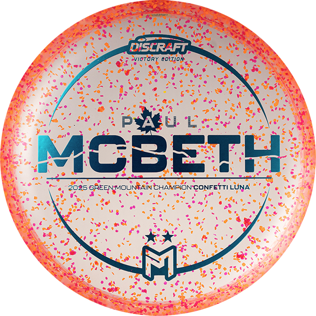 Discraft Paul McBeth Victory Edition Z Confetti Luna