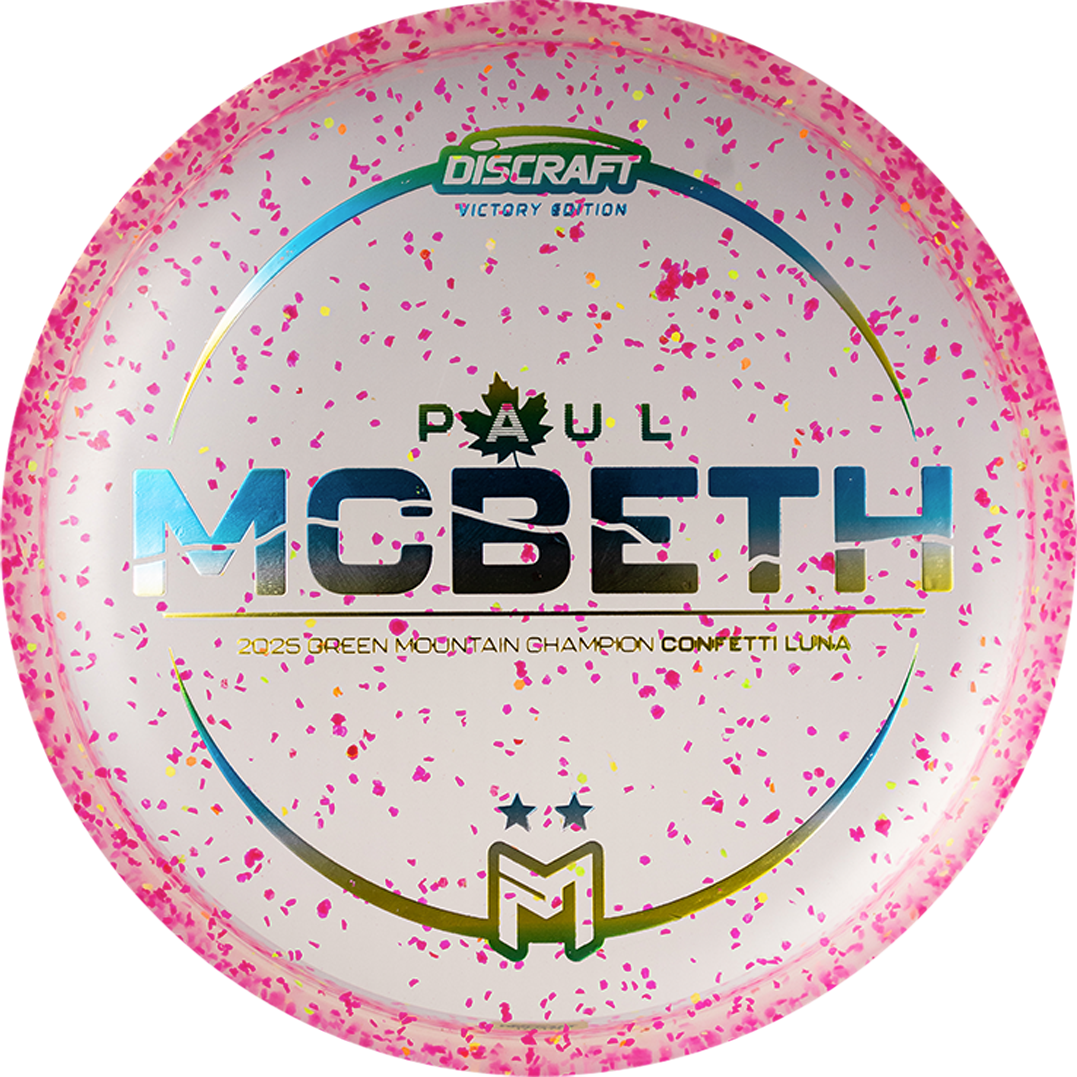 Discraft Paul McBeth Victory Edition Z Confetti Luna