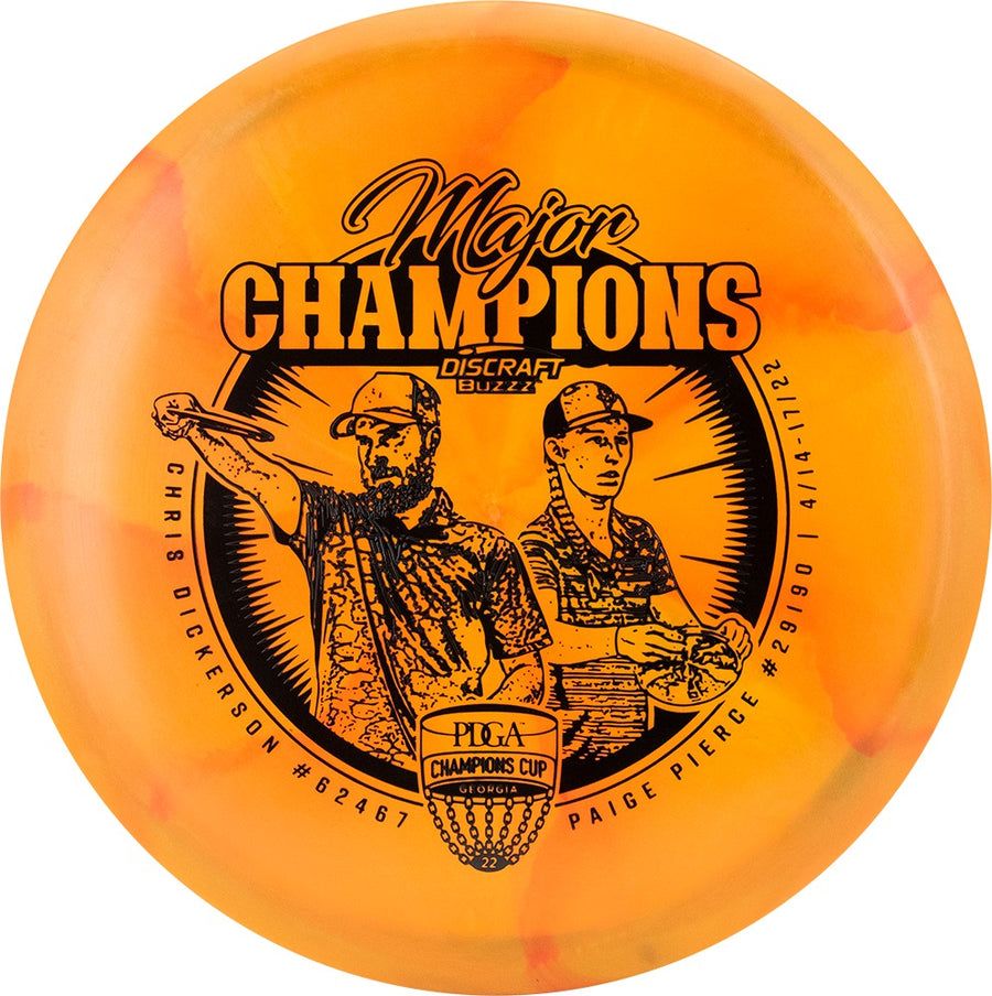 Discraft Swirly Z Buzzz Dickerson and Pierce 2022 Champions Cup Commemorative Stamp