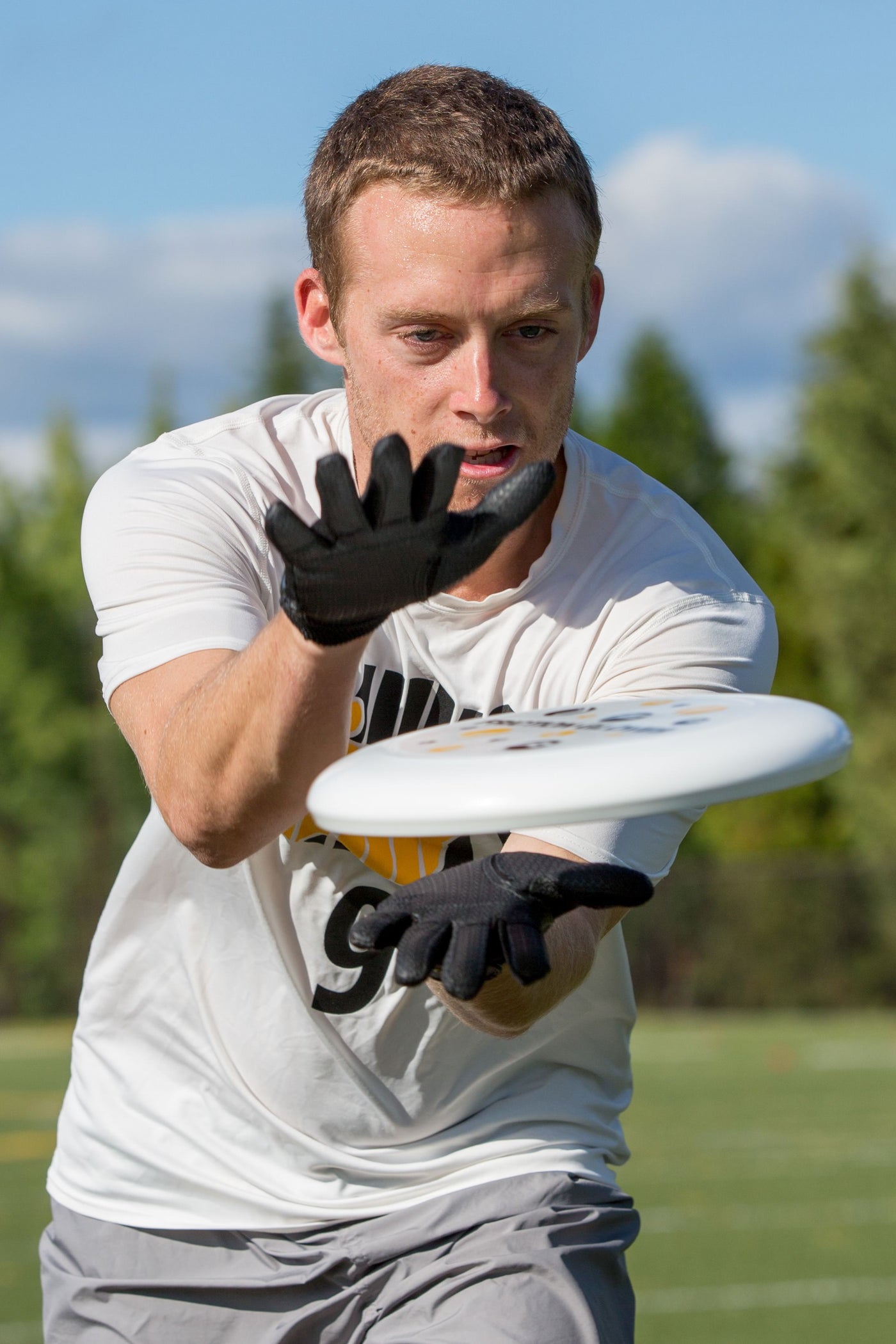Friction Warm Fleece-Lined Ultimate Frisbee Gloves - Pair