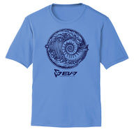 Disc Golf Shell Wave Short Sleeve Dri-Fit - July 2021 DiscMember -  Disc Golf VIP Exclusive