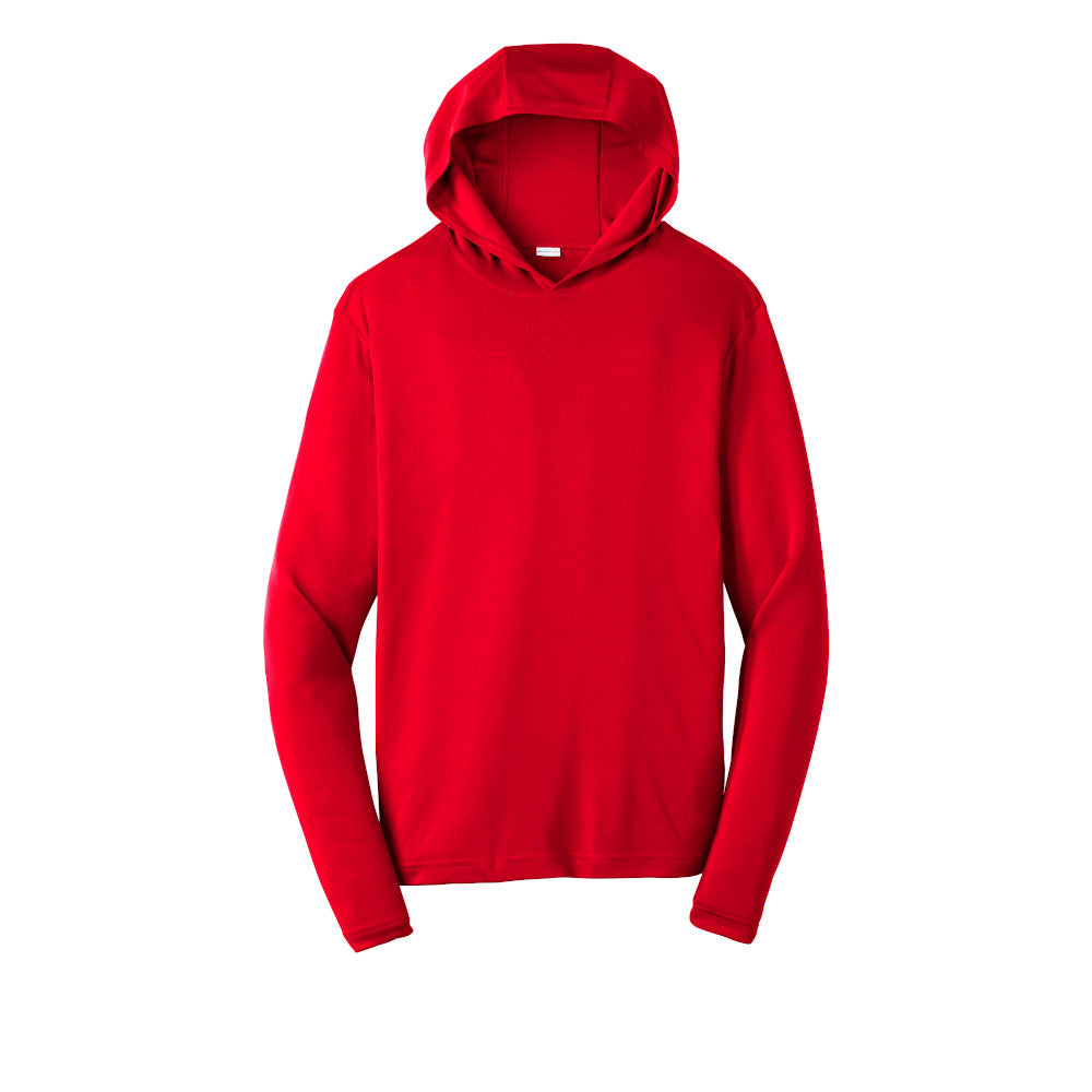 Red long sleeve hoodie on sale